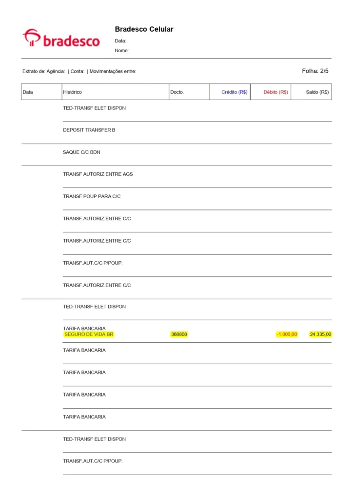 Contracheque Bradesco